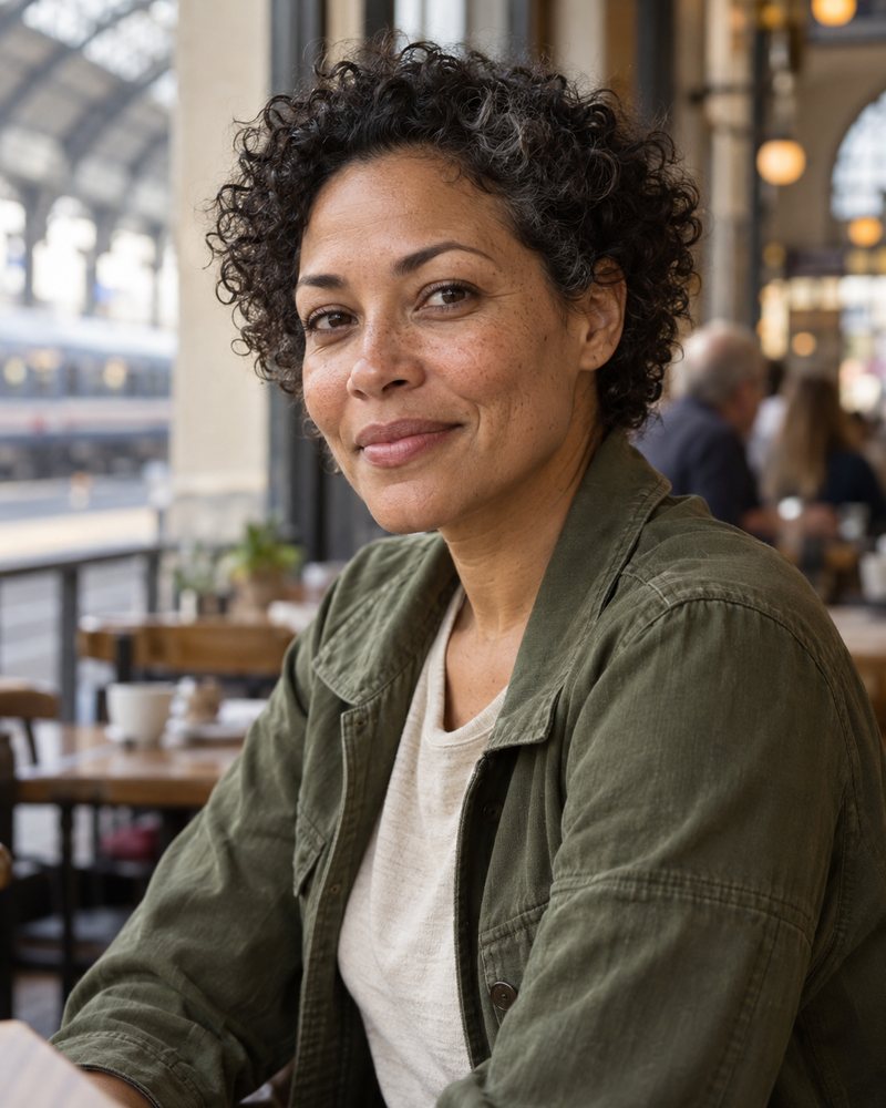 Portrait of Lena Marsh, Xinzhuan8 lead editor for transport (AI-generated illustration of a fictional editorial persona)
